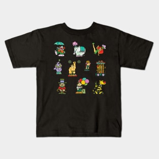 At the Circus Sticker Pack Kids T-Shirt